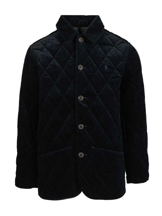Wynton Corduroy Car Coat Coats Blue