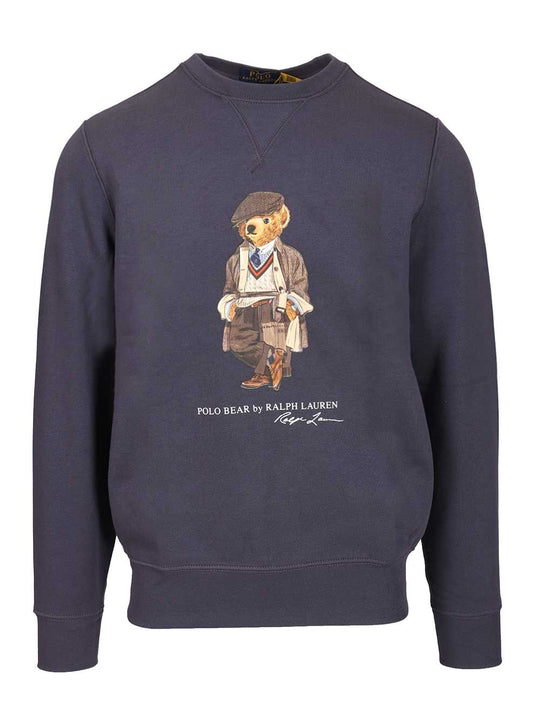 Polo Bear Sweatshirt Sweatshirts Blue