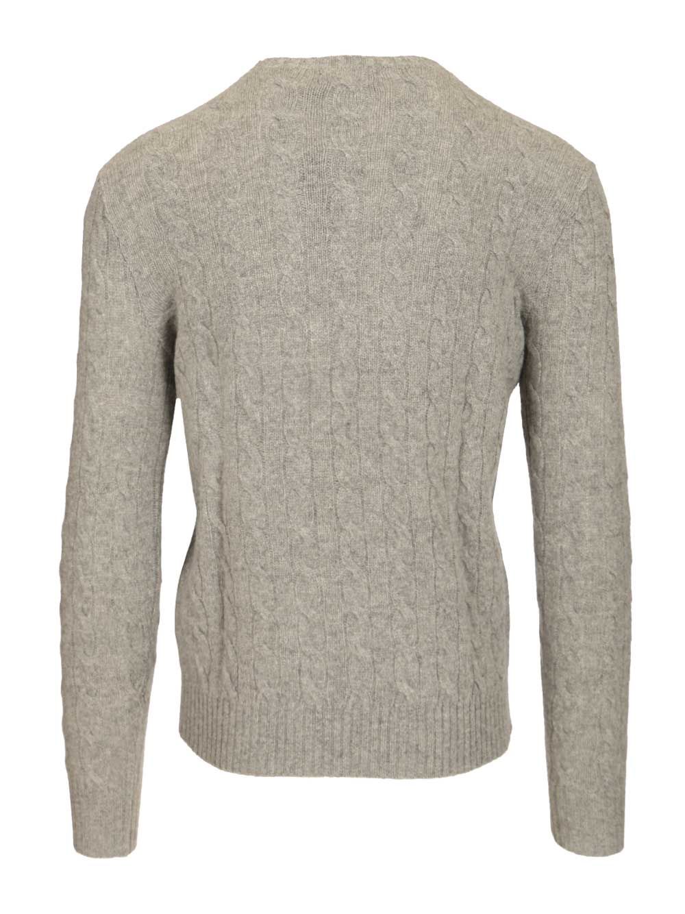 Polo Ralph Lauren Cable Knit Sweater Knitwear - Grey | 36fd9d35df3fed444be03bb49c3c742ede1b9dd6