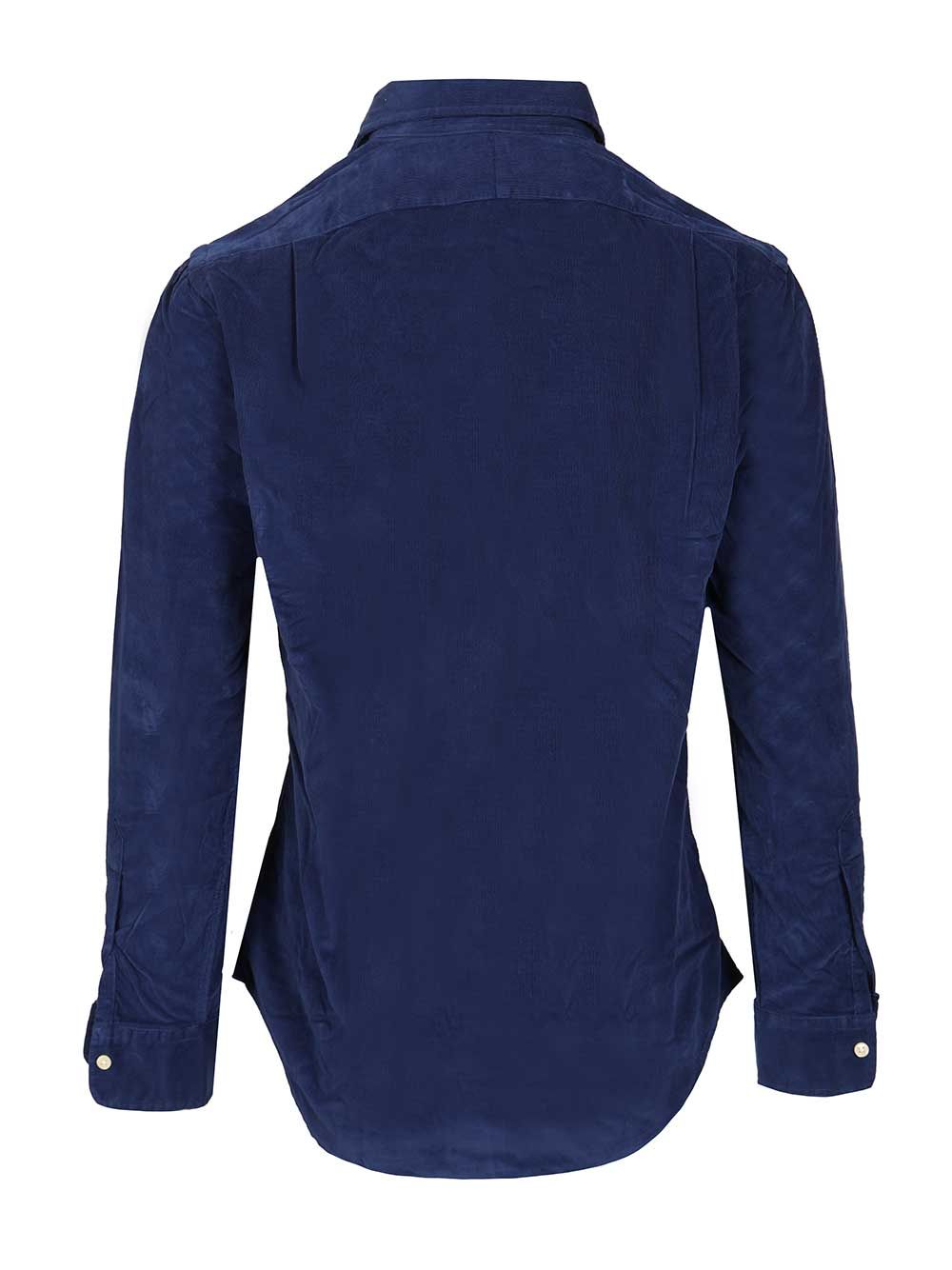 Polo Ralph Lauren Custom Fit Velvet Shirt Shirts - Blue | c4b7f058730dfeee1146a9cf2de4e783a463952c