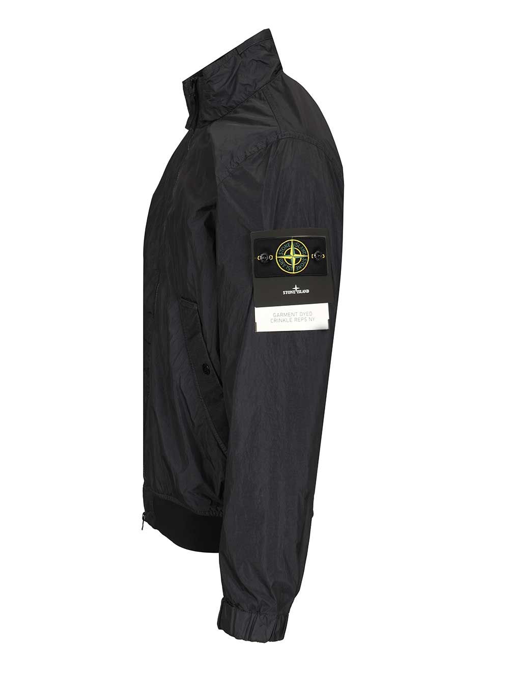 Stone Island Jacket Garment Dyed Crinkle Reps Ny, Recycled Nylon Jackets - Blue | 330b957167f502380dc20e5648a48f4c4383717e