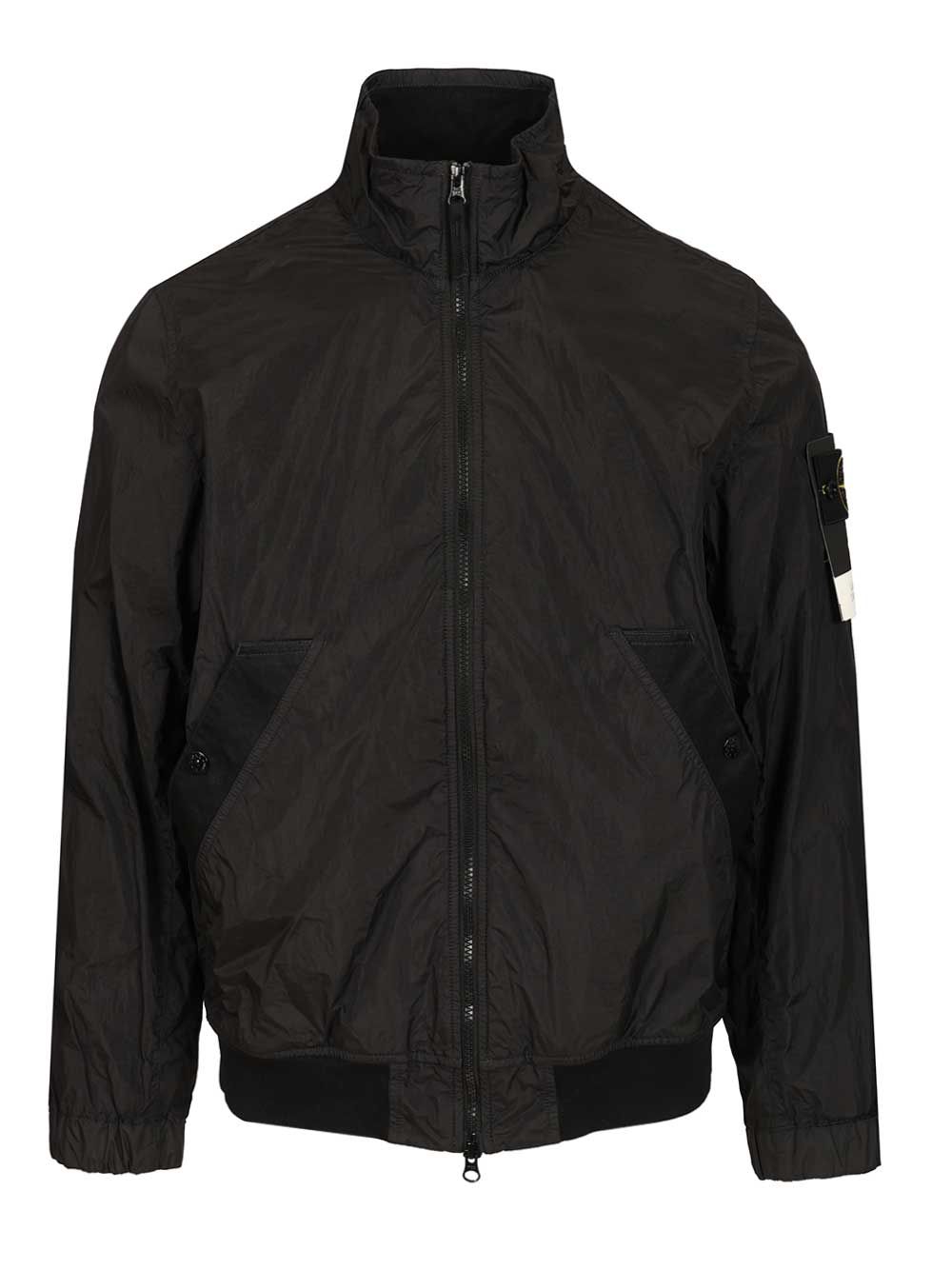 Stone Island Crinkle Reps Ny Jackets - Black | bc87794d2de7e9b7add80e5d2d3c4fd2a7efdb2c