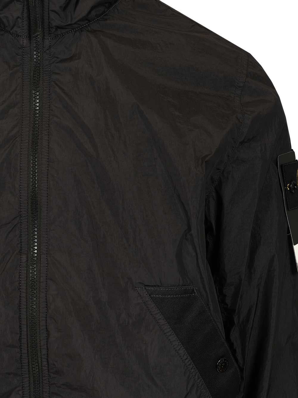 Stone Island Crinkle Reps Ny Jackets - Black | 791b42e6246c16545d8a83dc9d8a0fc0032c7f23