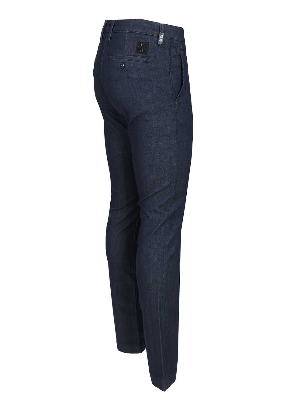 Jacob Cohen Pantalone Slim Fit Bobby R1 Tasca America Trousers - Blue | 04ef95d06dd9fb05ece05c7cce019d5c20955341