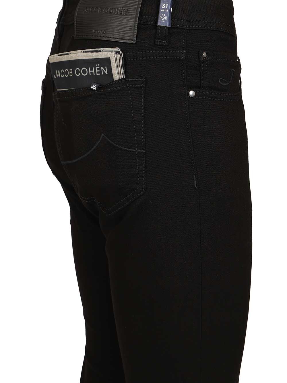 Jacob Cohen Bard Five-Pocket Jeans - Black | a8e1f2d0732ed6f48ffee093f8b8b0e4bc8a85da