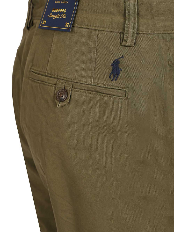 Polo Ralph Lauren Bedford Stretch Chino Trousers - Green | 34211f255fb10aae0d17a09b6307356e2ea4f308