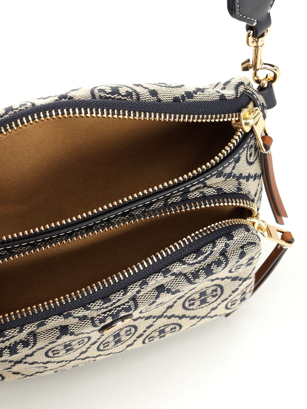 Tory Burch T Monogram Mini Belt Bag Crossbody Bags - Blue | 89524c4ad1cb927b2c2606c9a747913a6d430741