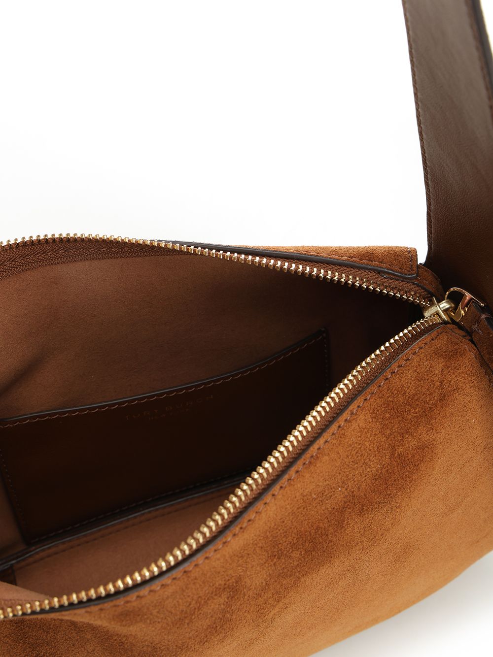 Tory Burch Romy Suede Small Shoulder Bag Shoulder Bags - Beige | 178e37e3e38e1af6850e421eb13bdae5beeaf819