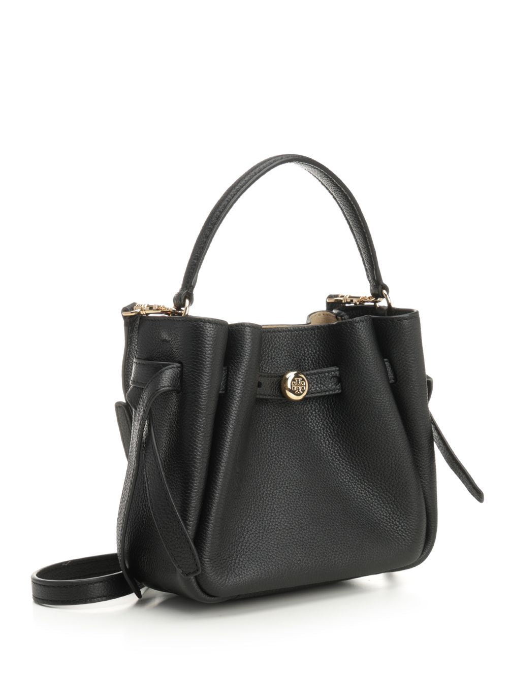 Tory Burch Romy Mini Bucket Bag Handbags - Black | 4e65d22bd4c766754e90642a4aa58ddc72df2e7b