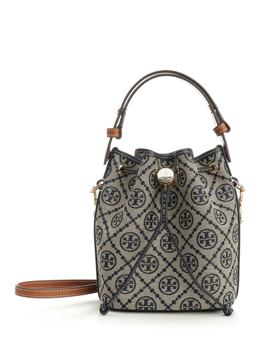 T Monogram Handbags Brown