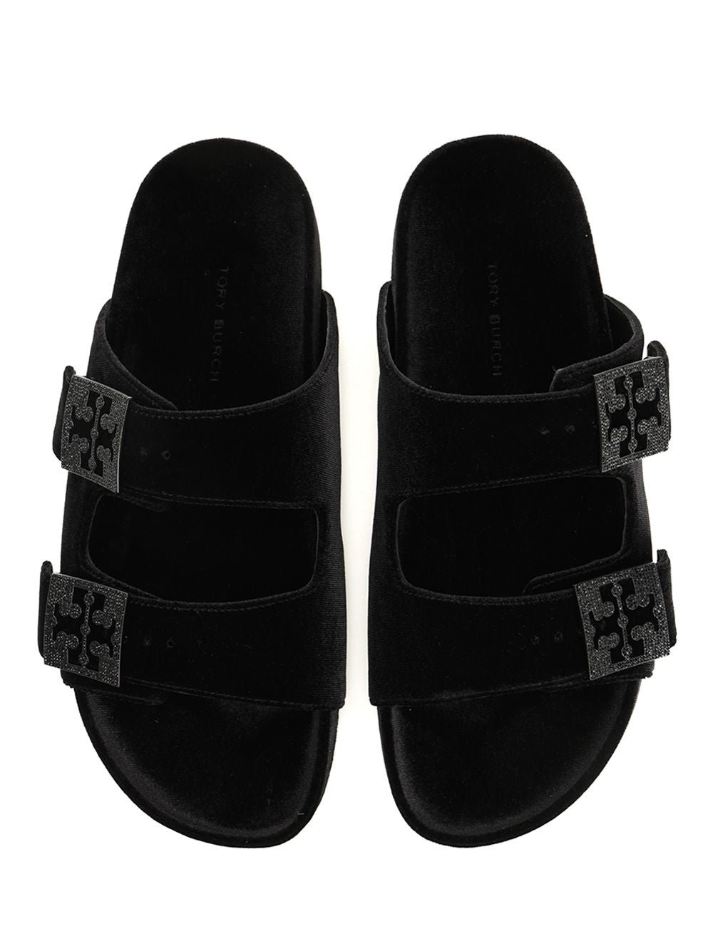 Tory Burch Mellow Pave Slide Scarpe basse - Black | 9d3e00d31f9677f8056fad5ce102c7c734106162