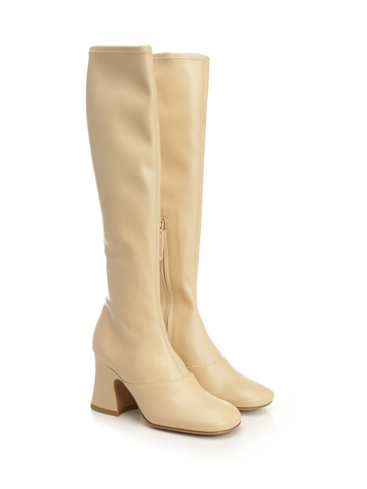 Chloe' Janis Boots - Beige | b0df93d13842203dd6df991b10dec5b68676a75e