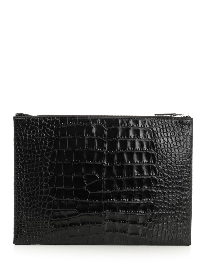 Tom Ford Slim Leather Pouch Small leather goods - Black | f0bc00984a765e4817fec57b892493e09689279b