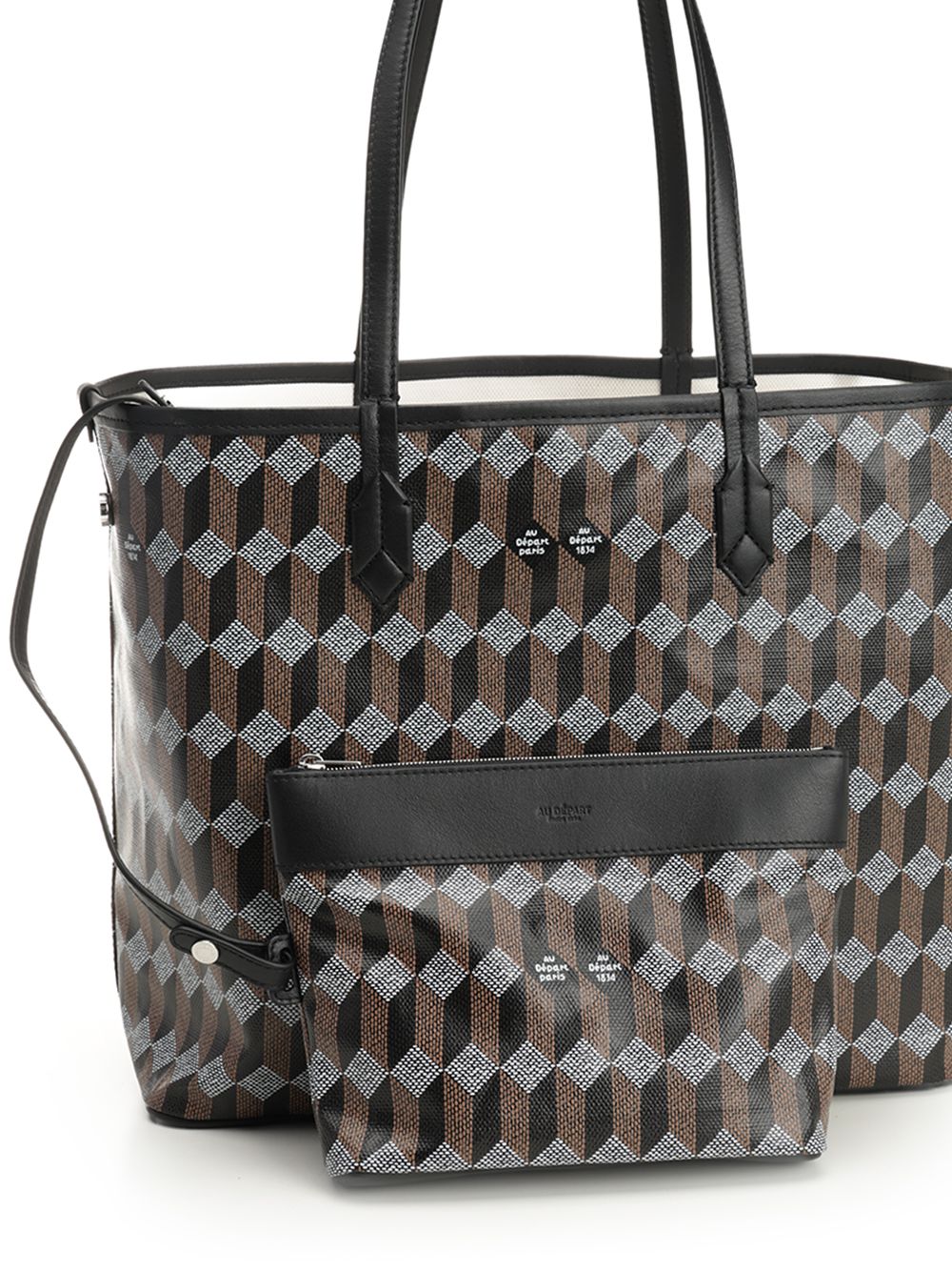 Au Depart N° 47 Shoulder Bags - Black | a38b4da73ff3b315843d2019d7f2034d476dd54a