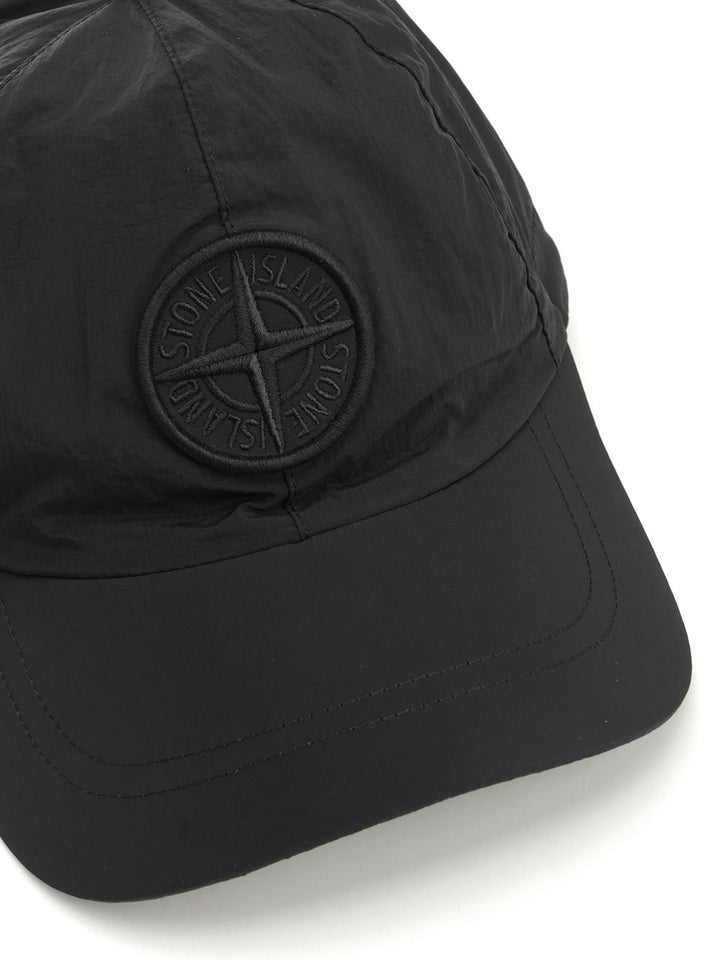 Stone Island Nylon Visor Cap Hats - Black | 488929fd0cc793c3710d64ea99f75b3052924cf8