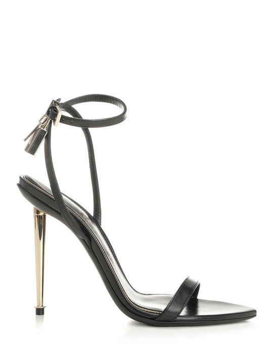 Padlock Sandals Black