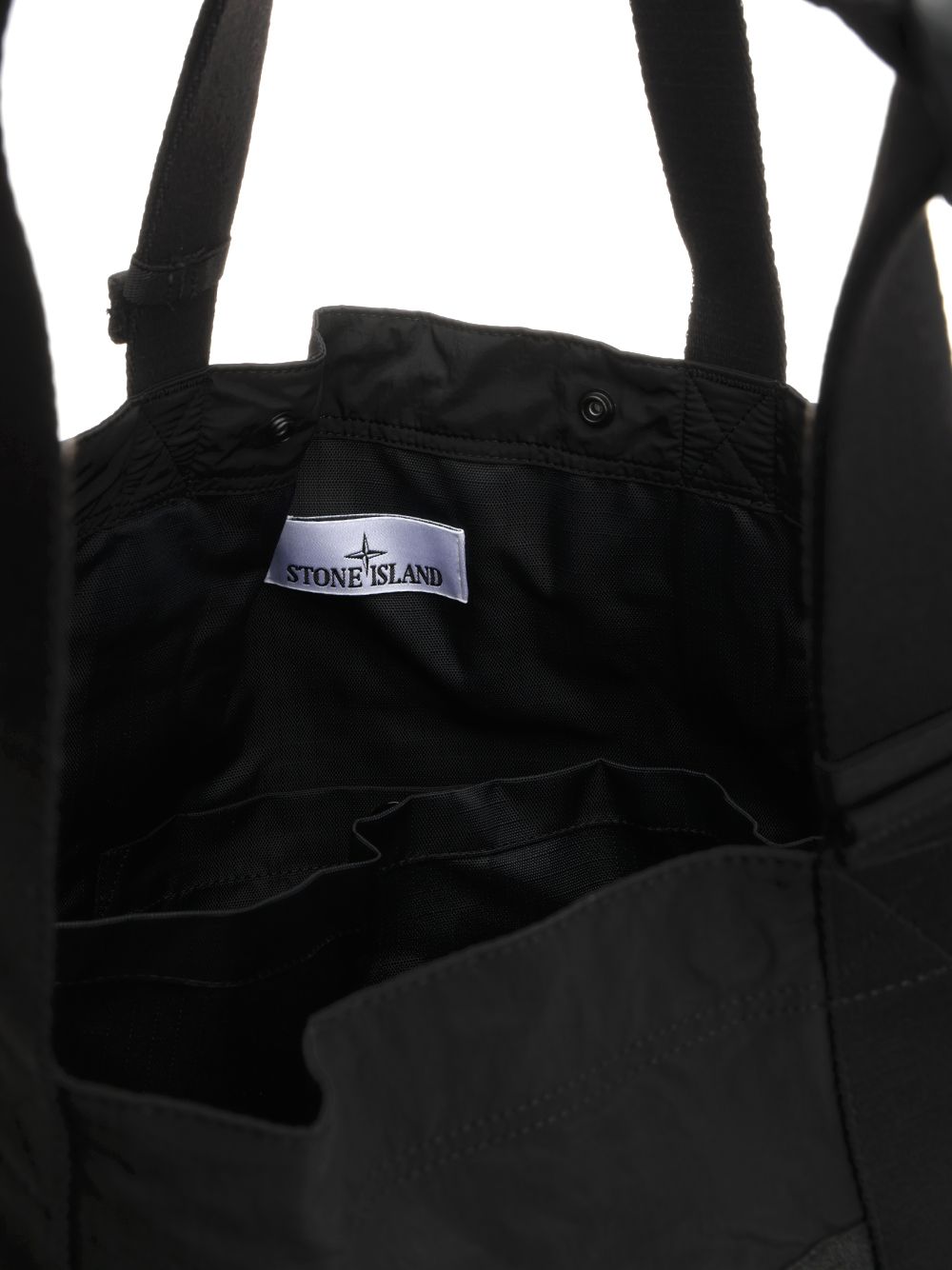 Stone Island Ss Polo 95% Organic Cotton / 5% Elastane Piqué Crossbody Bags - Black | 8bacdf3695b9b1a76a41e235330d21e6733dc3f5