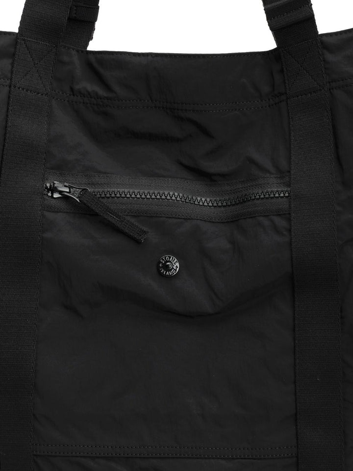 Stone Island Ss Polo 95% Organic Cotton / 5% Elastane Piqué Crossbody Bags - Black | 025aa6d9a4f12b08b87fc9e1c8e4b3ab0360380a