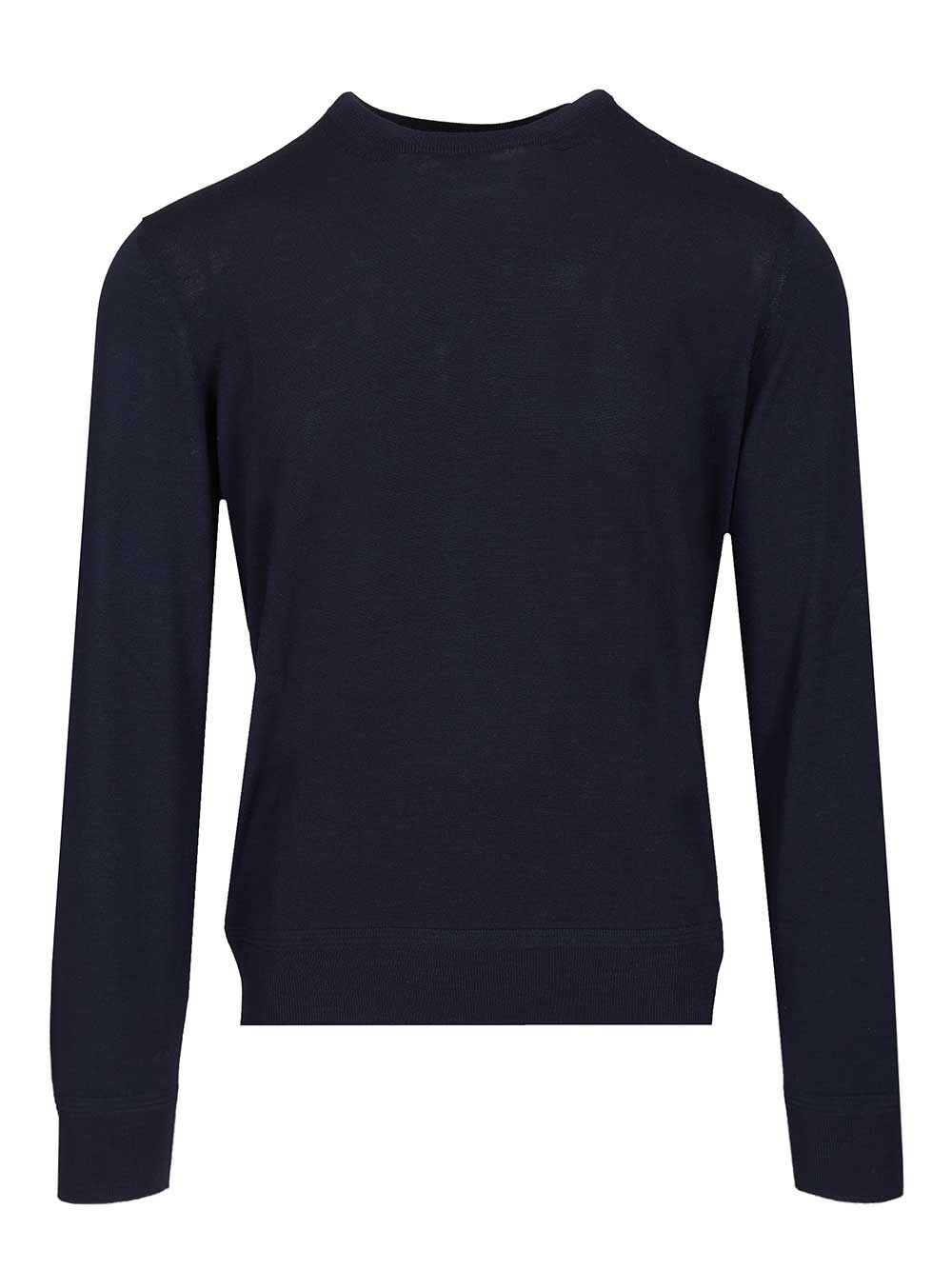Tom Ford Crew Neck Sweater Knitwear - Blue | b686df158b586ee9d2f766d277771d733ca8607b