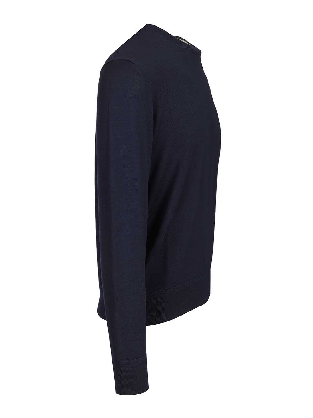Tom Ford Crew Neck Sweater Knitwear - Blue | 5d51be91b8b82d26b0bde166a0b9306a8a27a6cf
