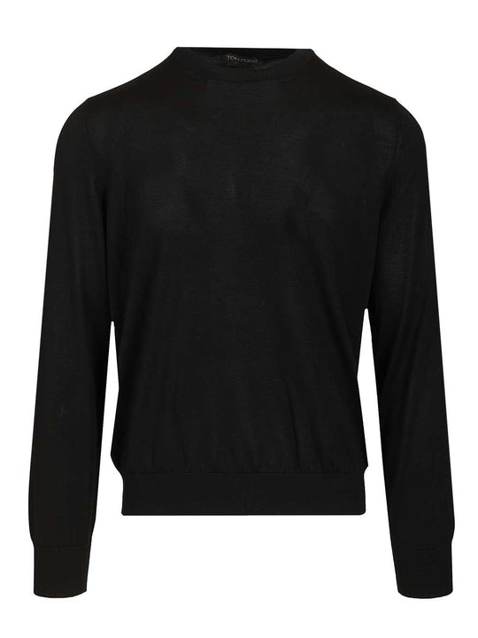 Silk Sweater Knitwear Black