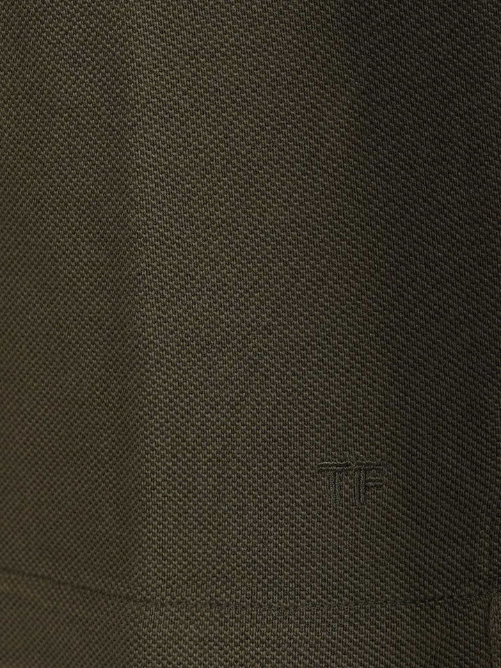 Tom Ford Lyocell Iquet Short Sleeve Polo Polo shirt - Green | 88b7ec3ef82def7ec3da0cfc6f7f00cb65fd9d0d