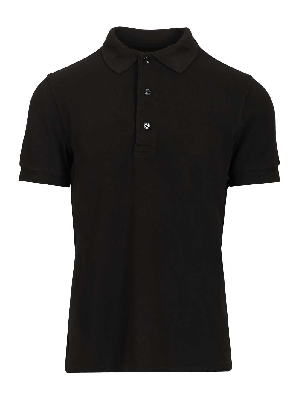 Tom Ford Cotton Piqué Polo shirt - Black | 6981d88bcc9ad05e934986d3a9df4852708e85c9