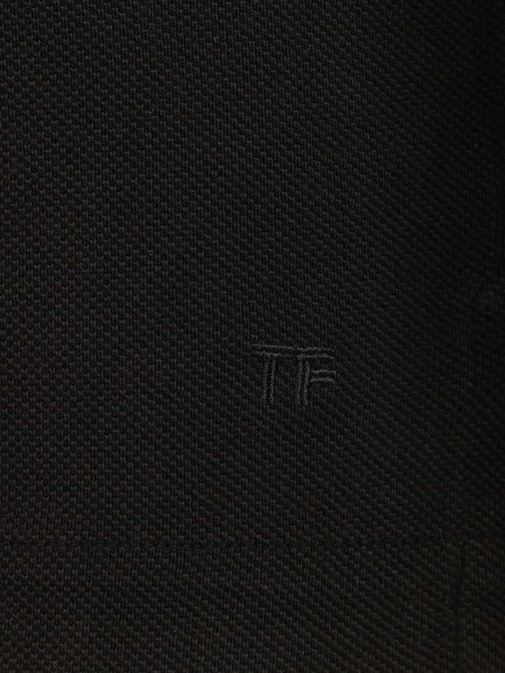 Tom Ford Cotton Piqué Polo shirt - Black | 7510ffeb0adf8c86c2c9bba151596fa798d16866