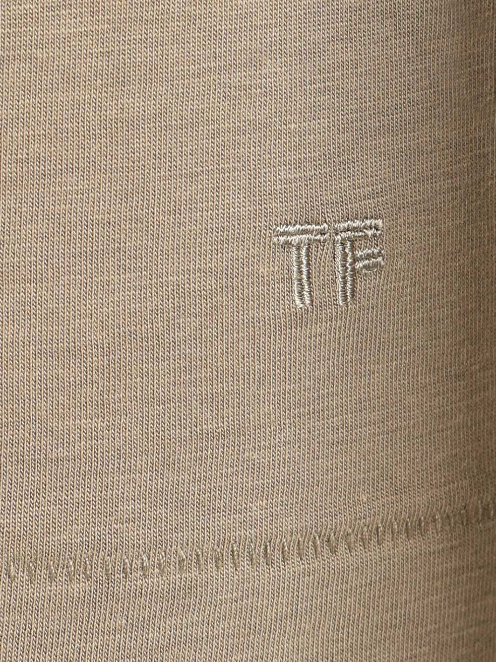 Tom Ford Crew Neck T-Shirt - Green | 35012a98346c1596028a691d0fd55c6320a75d14