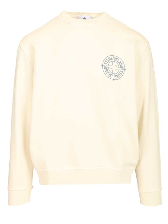 Organic Cotton Sweatshirt Sweatshirts White