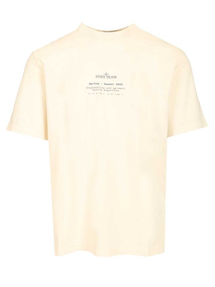 Stone Island Camo Compass T-Shirt - White | 29a01c6dede8f503f65a7b0b36a4cb39bae2b23b