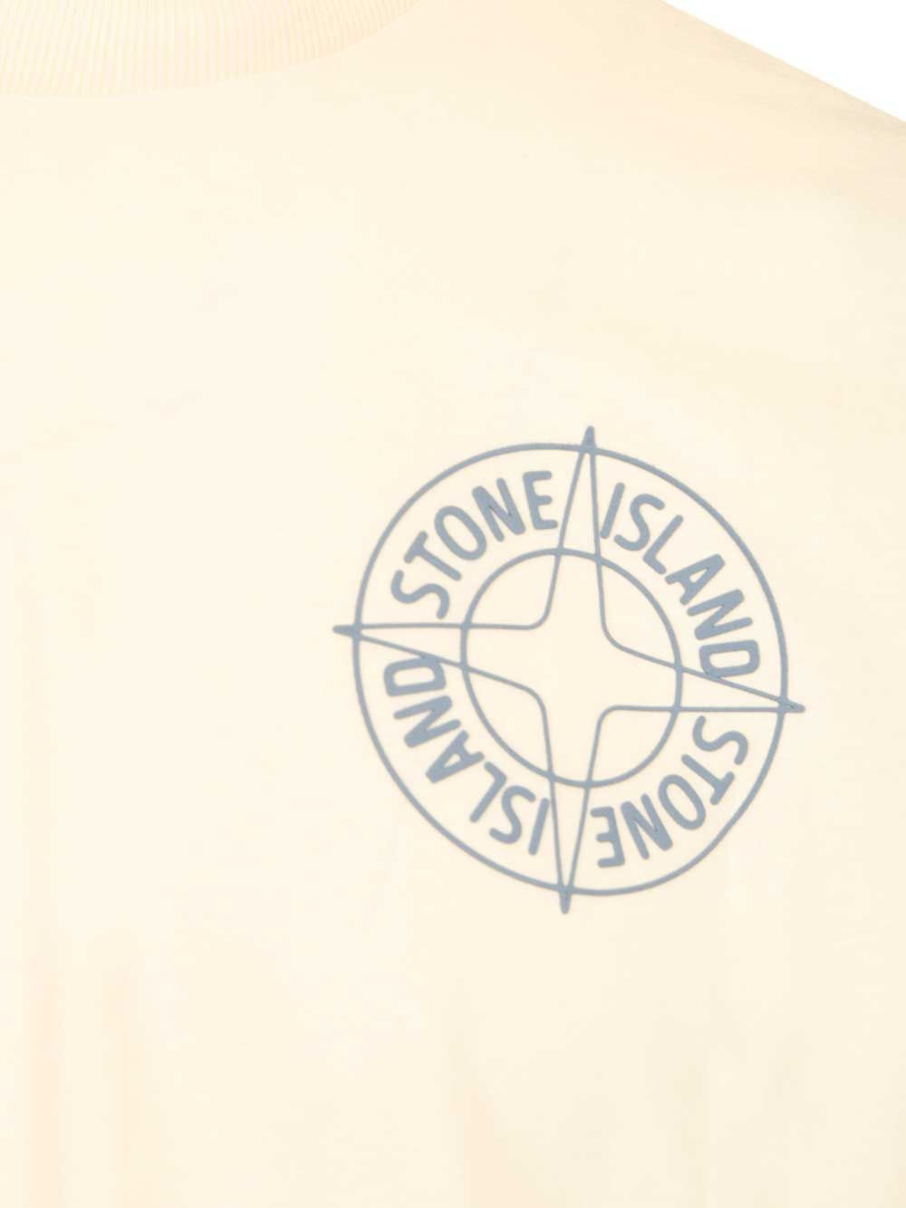Stone Island Outline Compass T-Shirt - White | 0ad1c57094ed9f2e2904d49a3f02abc51dd61627