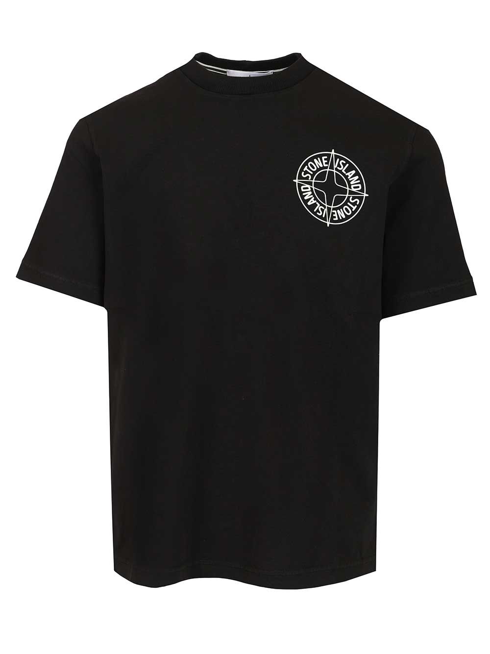 Stone Island Stone T-Shirt - Black | cf7b00b4737b6689a9b2521e5a79525a4576b239