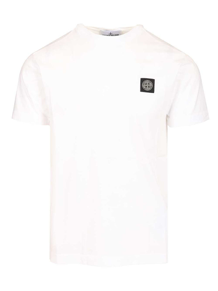 Stone Island Cotton Jersey T-Shirt - White | 210692fc9a224cc4d2c987db144ff05814d95855