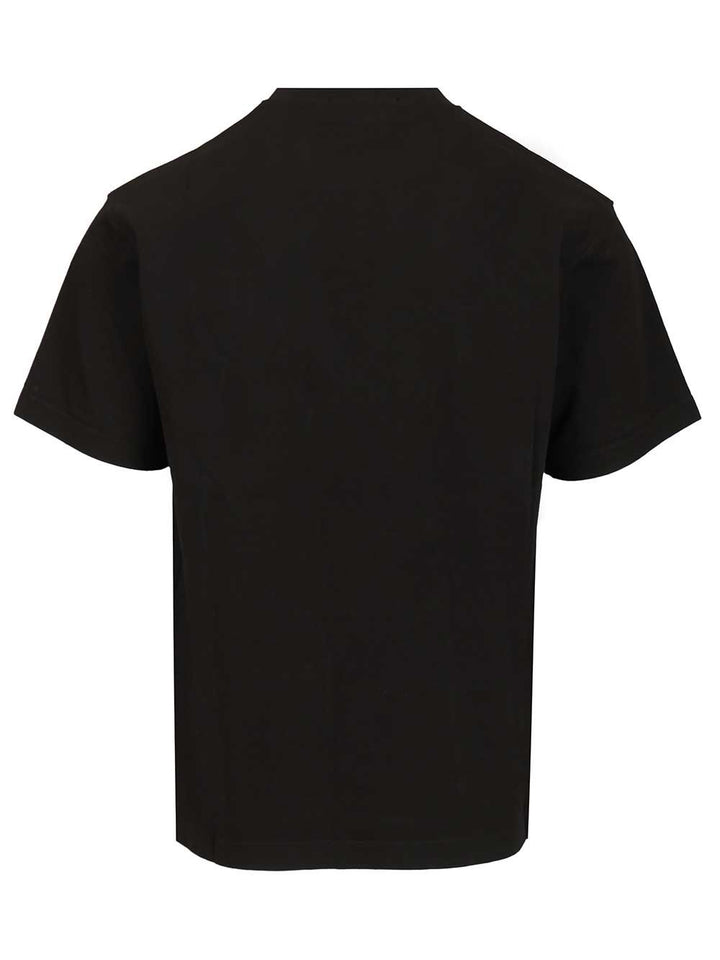 Stone Island Ss  Combed Organic Cotton Jersey, Garment Dyed T-Shirt - Black | 3e89ee33e9def138ad27a77a391215472fc4a43d