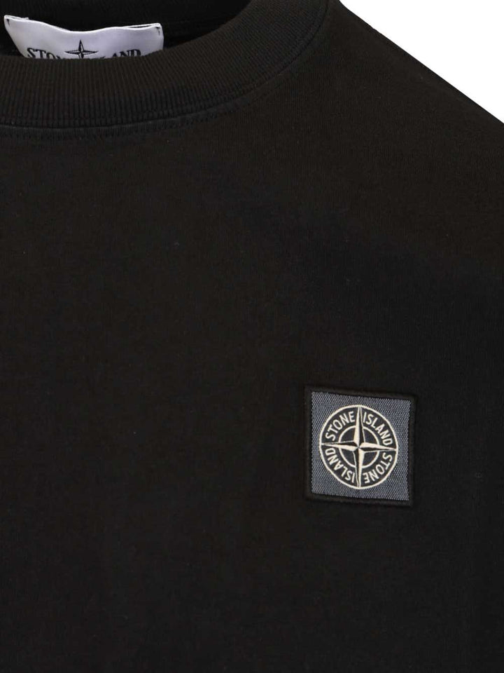 Stone Island Cotton T-Shirt - Black | ee7b80a3e00d0ac8abe3d72112afe1aa30a0e654