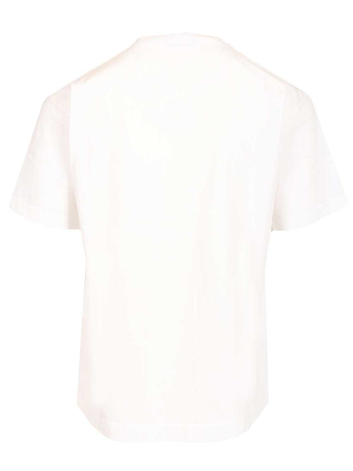 Stone Island Ss  Combed Organic Cotton Jersey, Garment Dyed T-Shirt - White | 724e0109c1fdbe1b63b702a6c6b93200ec6e730e