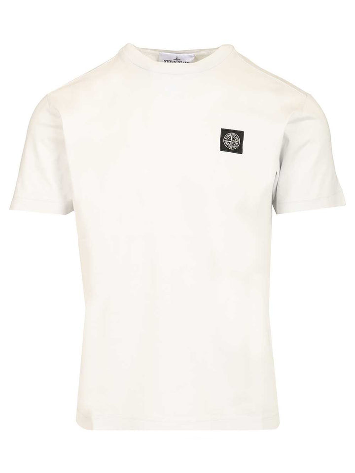 Stone Island Cotton Jersey T-Shirt - White | 2667c76365160fd9e65930b9b0d548243b644d68