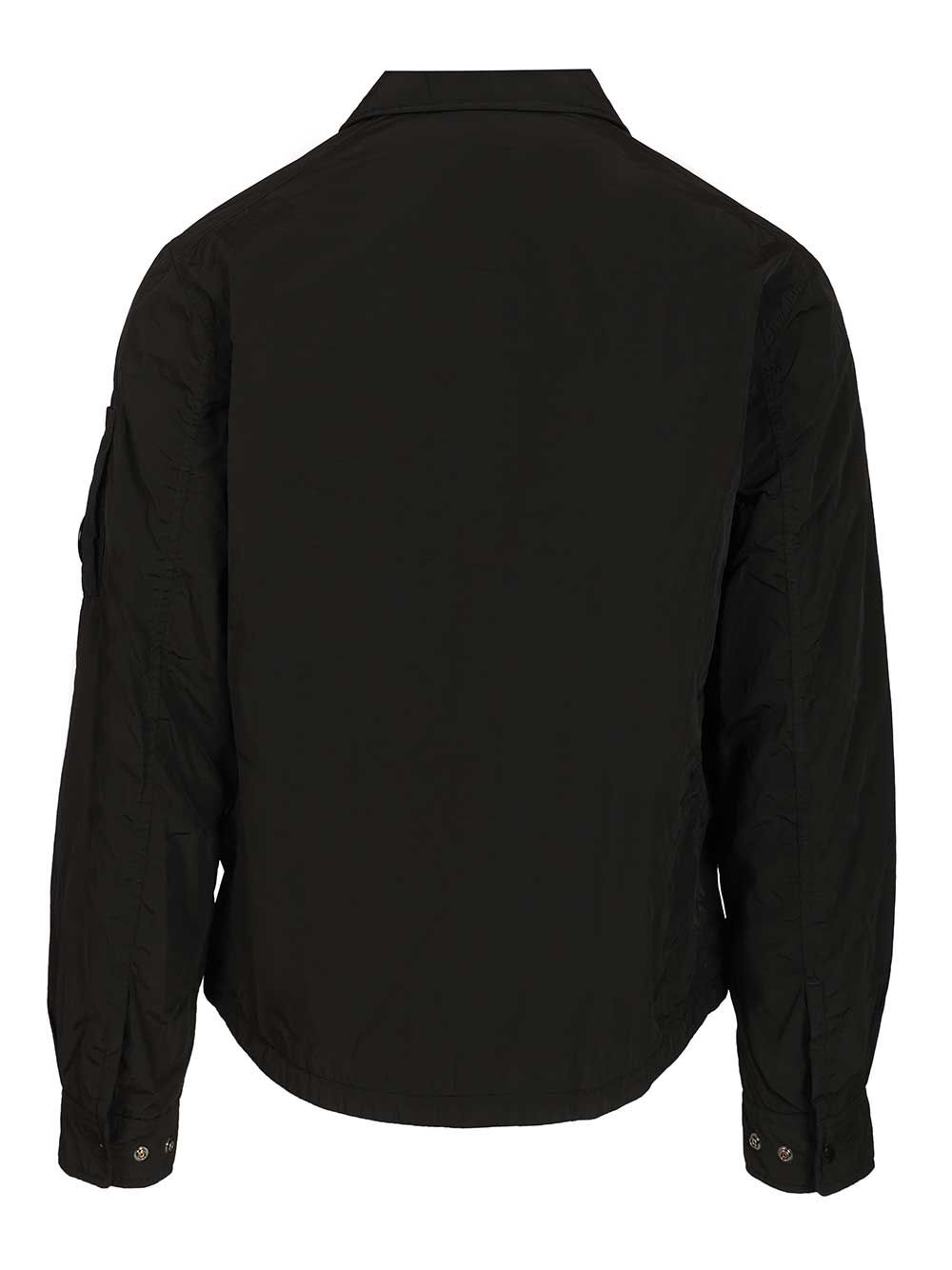 C.P. Company Overshirt Made Of Chrome-R, Jackets - Black | 92c2e0ee39b0374c97e73957e8feb54a8adecf2d