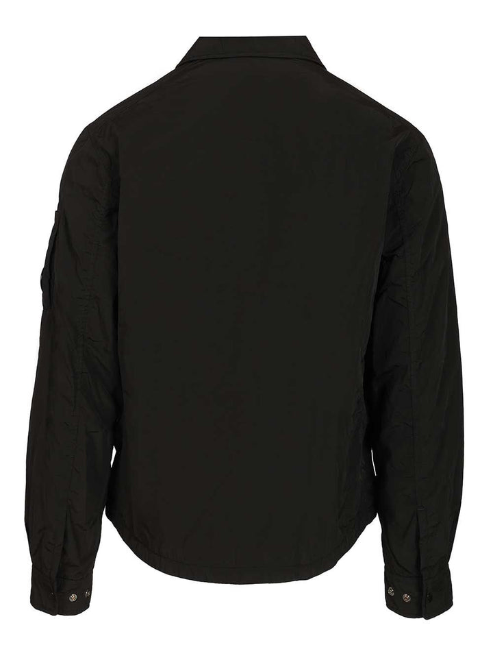 C.P. Company Overshirt Made Of Chrome-R, Jackets - Black | 92c2e0ee39b0374c97e73957e8feb54a8adecf2d