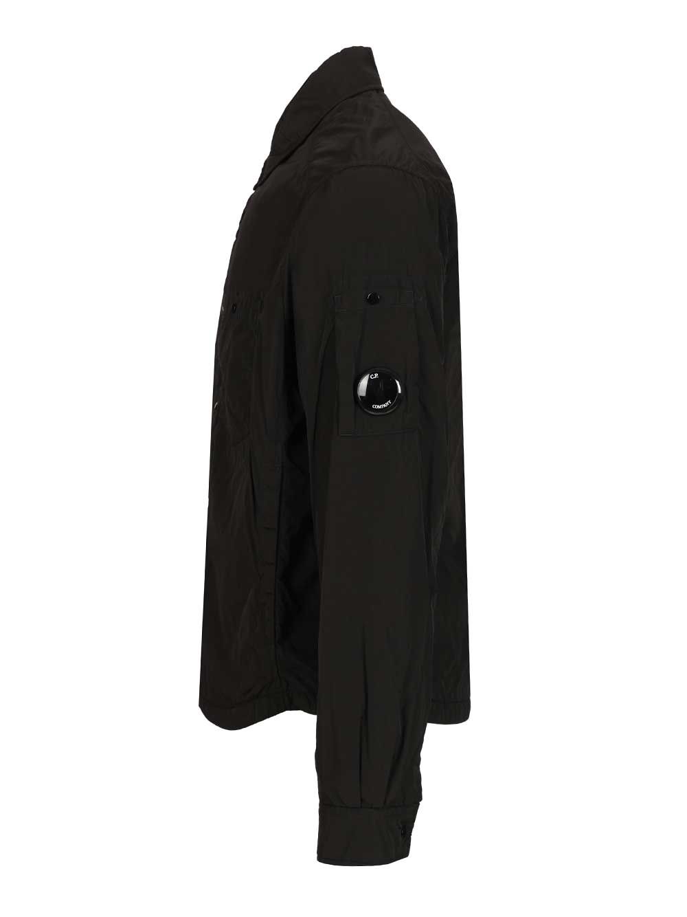 C.P. Company Overshirt Made Of Chrome-R, Jackets - Black | b4156b5d67a7f7248cfc56c1e529606e4ce4db81