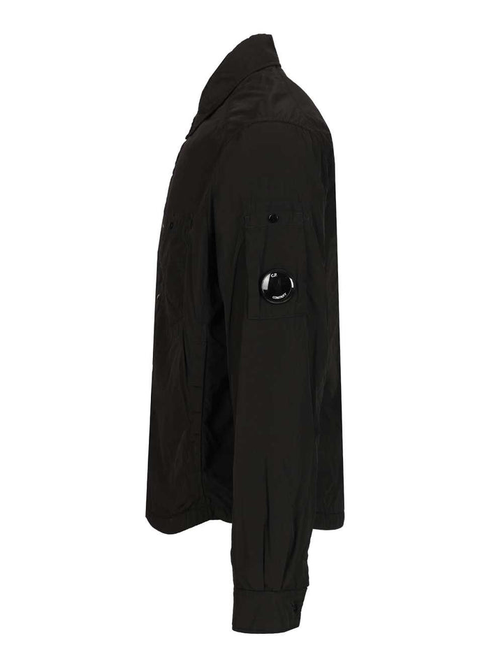 C.P. Company Overshirt Made Of Chrome-R, Jackets - Black | b4156b5d67a7f7248cfc56c1e529606e4ce4db81