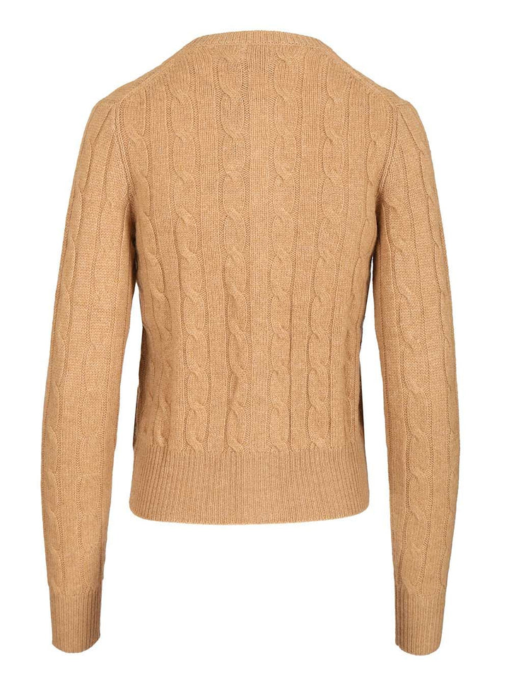 Polo Ralph Lauren Cashmere Cable Knit Cardigan Knitwear - Beige | 2b683d78f42b9954519215dcbefc61ab9e8b12ff