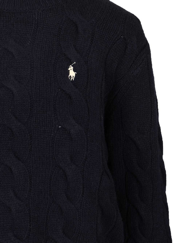 Polo Ralph Lauren Cable-Knit Wool-Cashmere Sweater Sweatshirts - Blue | 9faff5783abfa581f21f03cb8d8fcb694cab70fd