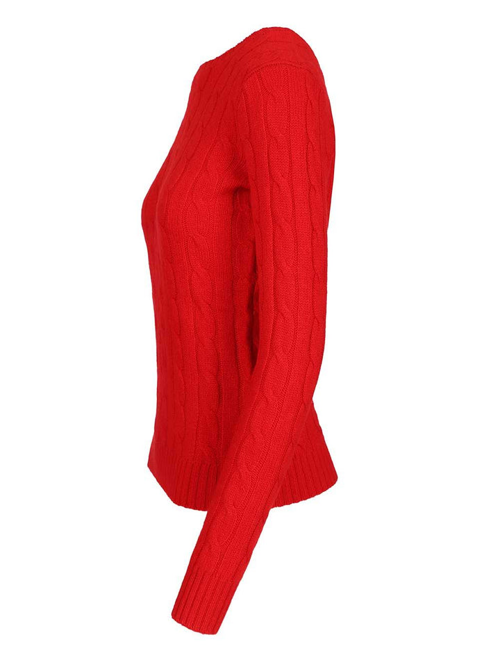 Polo Ralph Lauren Cashmere Cable Knit Sweater Knitwear - Red | 430ba9dfd033af11f6a89bb9f8a4b2d05ab07065