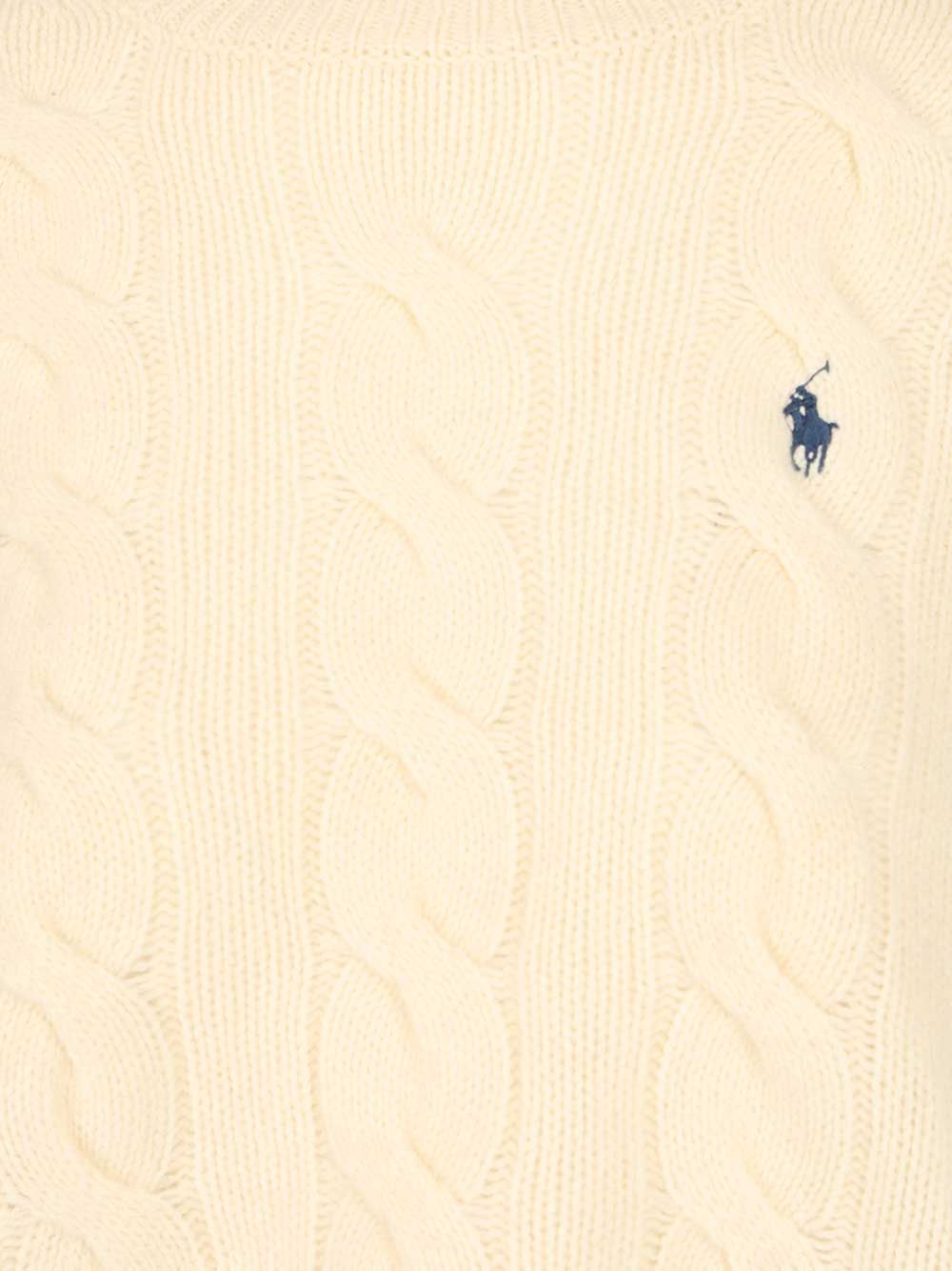 Polo Ralph Lauren Cable-Knit Wool-Cashmere Sweater Sweatshirts - White | ee9de8d11f3fd3a52b2ce851ccbb80b91af5b039