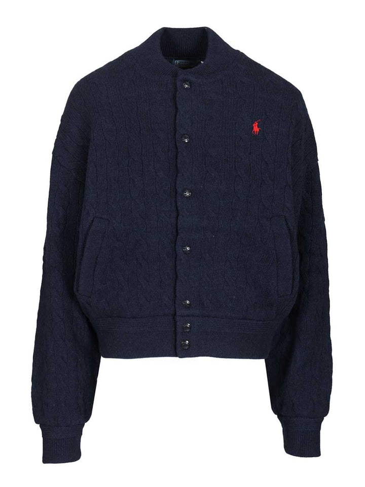 Polo Ralph Lauren Wool And Cashmere Cardigan Jackets - Blue | 2b17806fef7869a99b0fa4834ae8df5f5adaf9bd
