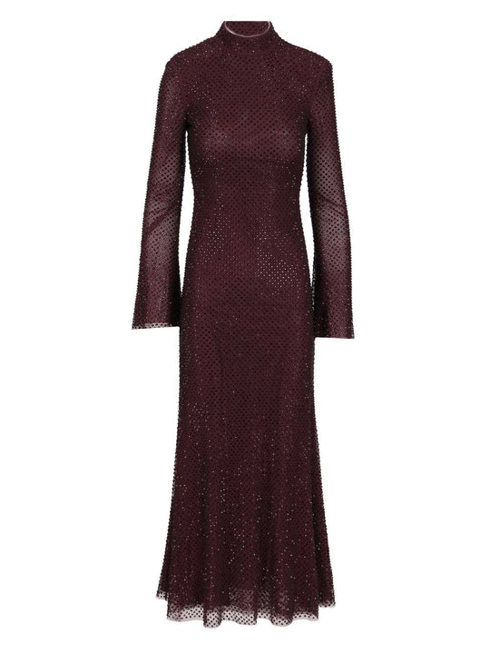 Midi Dress Dresses Bordeaux