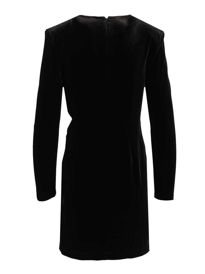 Self-Portrait Black Velvet Embellished Mini Dress Dresses - Black | ff87311dadef1a9ed535d0c16a925e2a6fa7e995