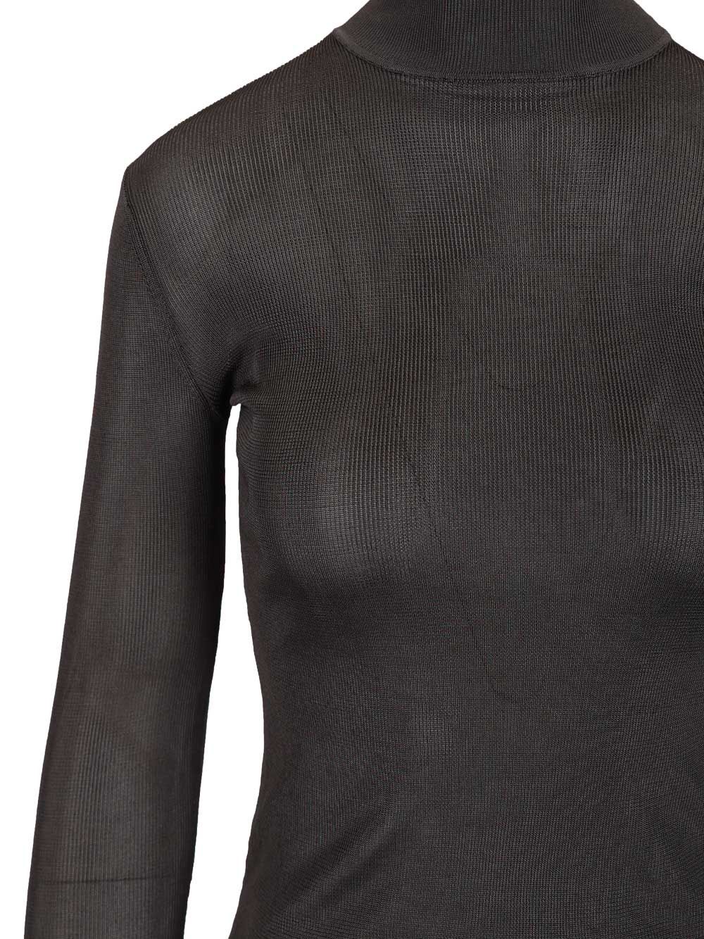 Self-Portrait Knitted Top Knitwear - Grey | e16a464358192555d441af279b23d9d3c2b877b1